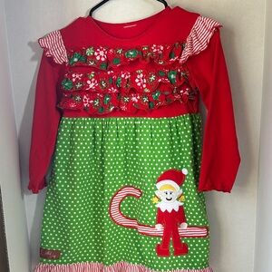 Millie jay Christmas dress with elf